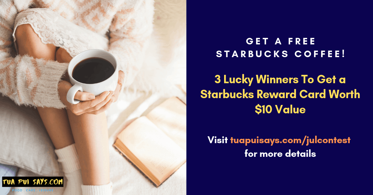 Starbucks $10 Value Reward Card Giveaway Singapore